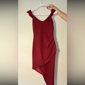 Red fashion nova cocktail dress